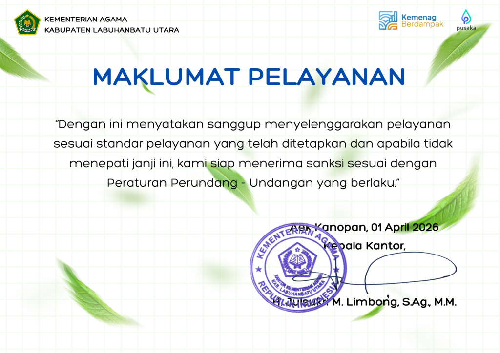 Maklumat Pelayanan